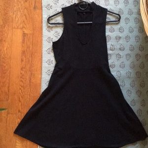 Black skater dress